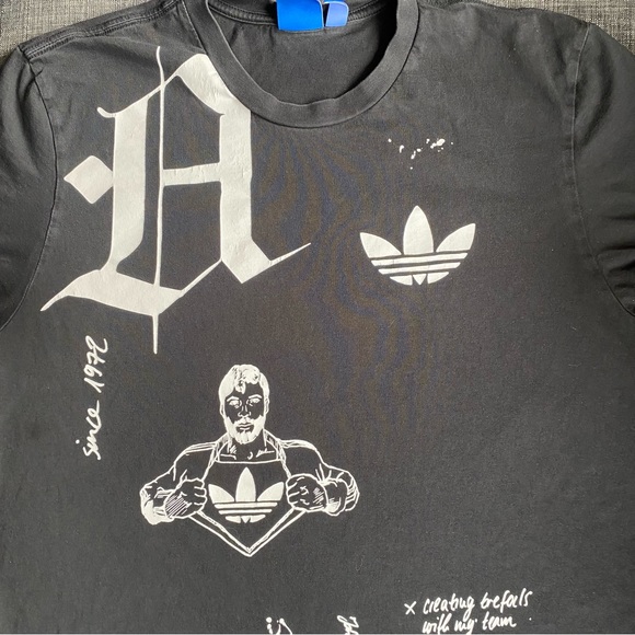 Adidas Men's Originals Off Placement Sketchbook Graphic Tee - Picture 5 of 11